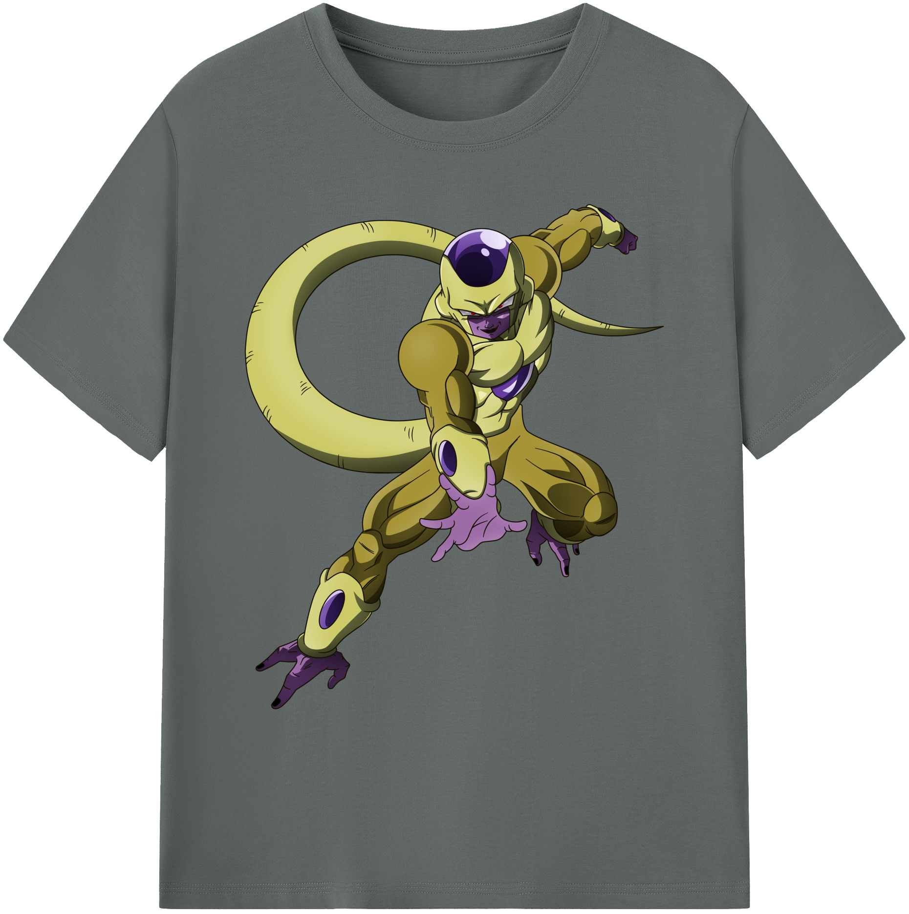 （画像用） ドラゴンボール フリーザ DRAGON BALL Frieza 綿100％ メンズ半袖Tシャツ｜肌触りやわらか＆通気性